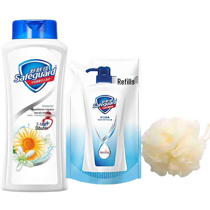 Safeguard Honeysuckle & Chrysanthemum Refreshing Body Wash