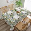 Spring Summer Lemon Hummingbird Rectangle Tablecloth for Table Decor Washable Kitchen Dining Tablecloth Wedding Decorations