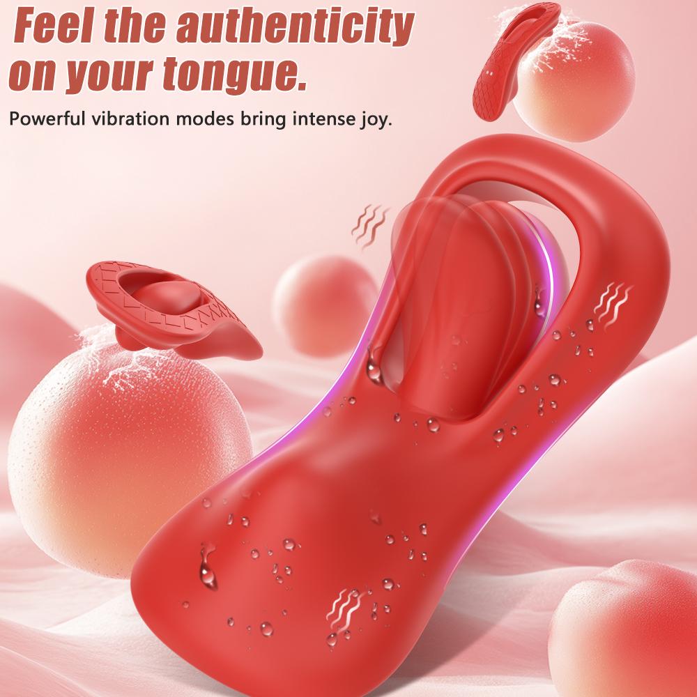 Wearable Panties Tongue Licking Vibrator APP Control Vagina Clitoris Stimulator G-Spot Nipple Massager Sex Toys For Women Adults