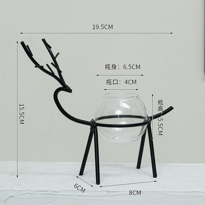 Nordic-Style Desktop Hydroponic Flower Pot Decorative Piece Office Desk & Living Room Plant Care Vase Ornament