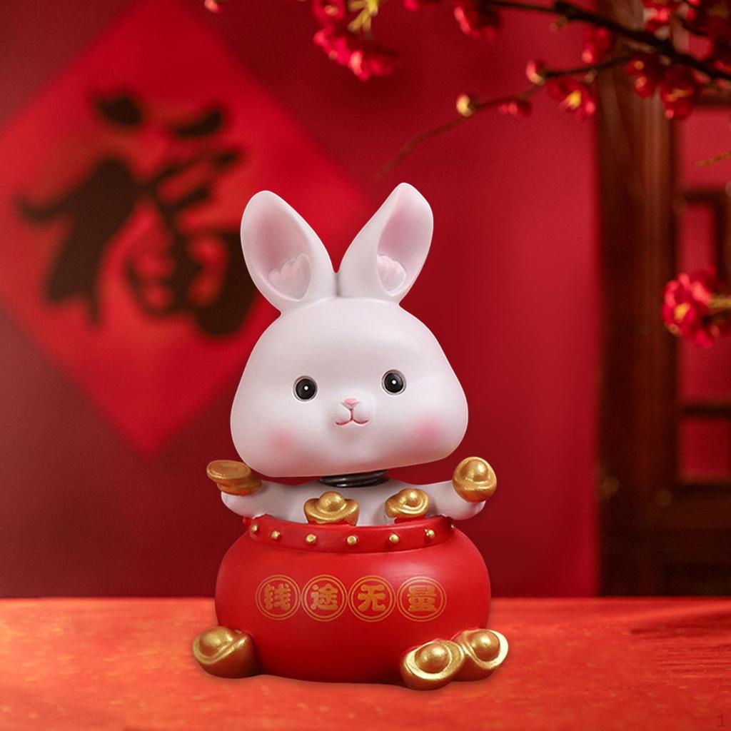 Bunny Figurine Set for Home Decor and Gift Giving