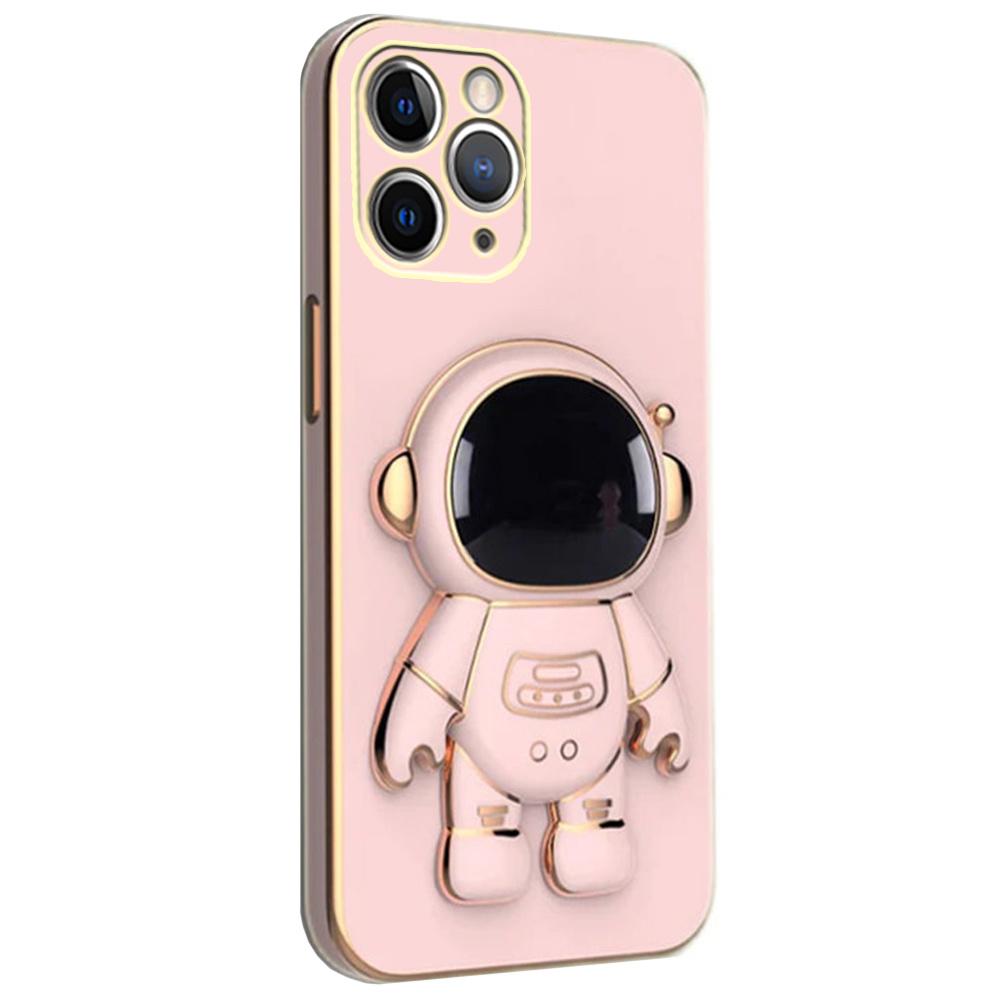 iPhone 13 Pro Max Case, Astronaut, Pink