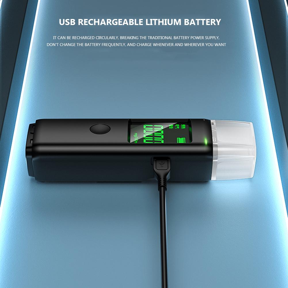 Digital Portable Breath Alcohol Tester Rechargeable Alcohol Detector Electronic Alcohol Tester for Personal & Professional Use