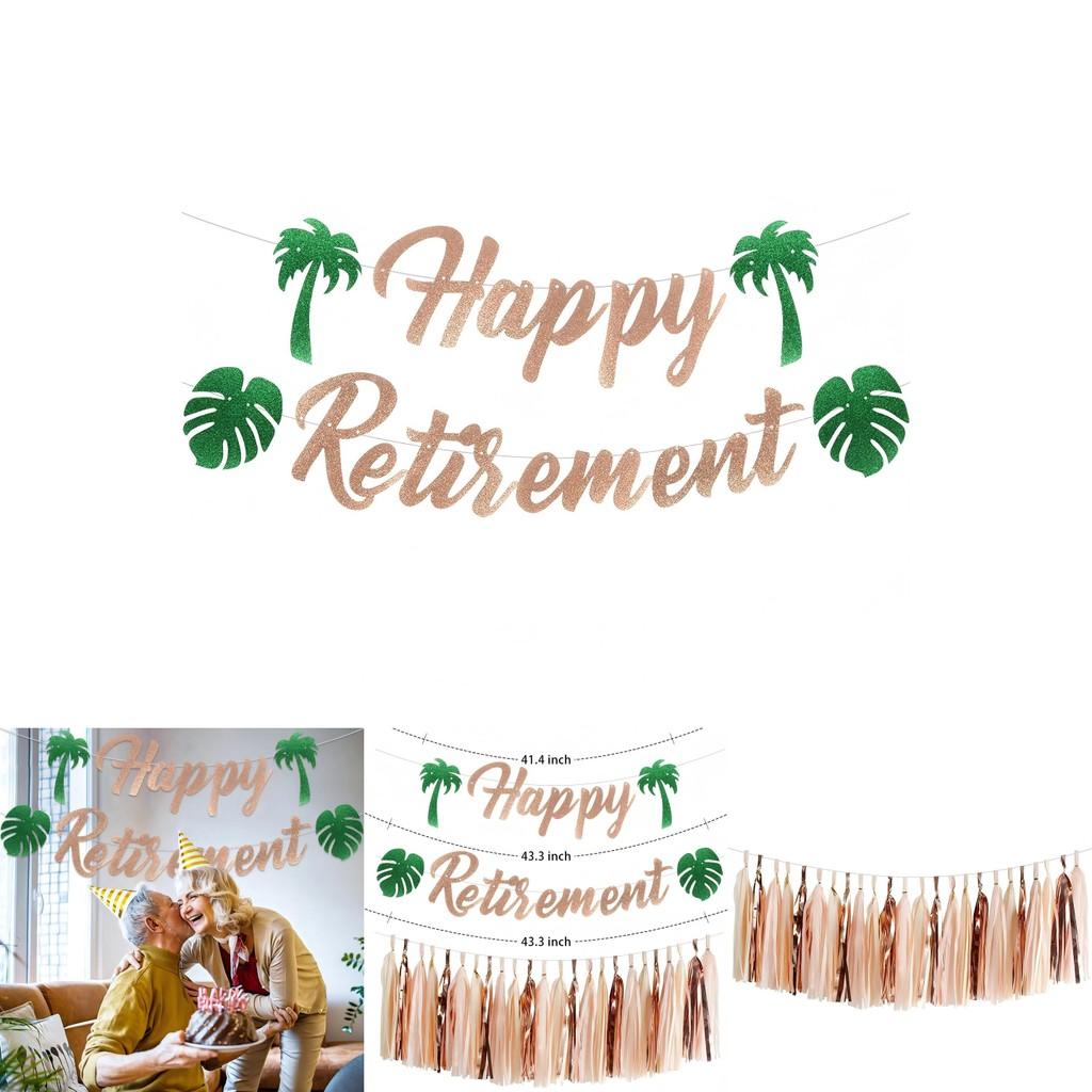 Retirement Party Banners For Summer Celebration And Venue Decor