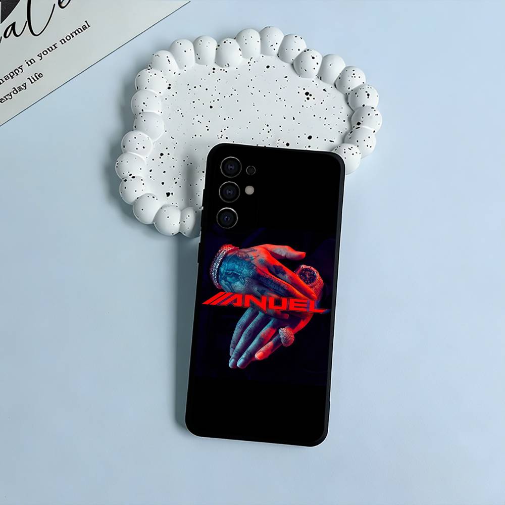 Reggaeton singer-A-Anuel- AA Black Soft Silicone Phone Case for Samsung S25, S24, S21, S22, S23, S30, Ultra, S20, Plus, FE, Lite