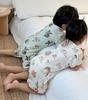 2025 Summer Pure Cotton Baby Sleep Robe: Class A Short Sleeve Gauze Pajamas
