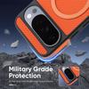Custodia magnetica in pelle di fibra di carbonio di lusso per Google Pixel 10 Pro Xl 9A 9 Ricarica wireless Cover sottile antiurto
