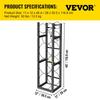 Refrigerant Tank Rack Cylinder Tank Rack with 3-30lb and 3 Small Bottles
