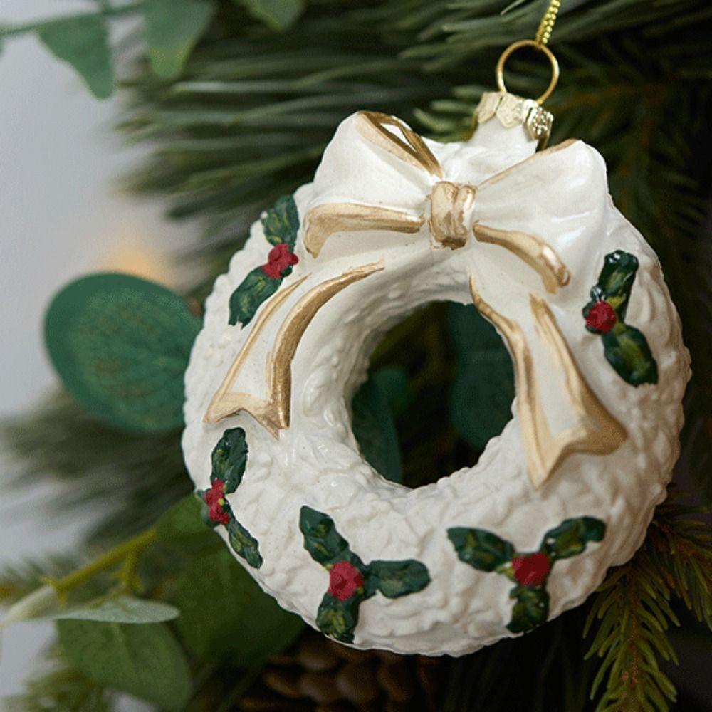 Julgran Juldekoration Vita Julgranskulor Kreativ Julgransprydnad Jul