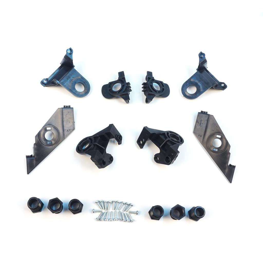 BHL504+BHL505 Headlight Holder Mount Repair Bracket Tab Set Left Right Side for VW Passat 3C B7 362 365 2011-2014 3AA998225 3AA998226