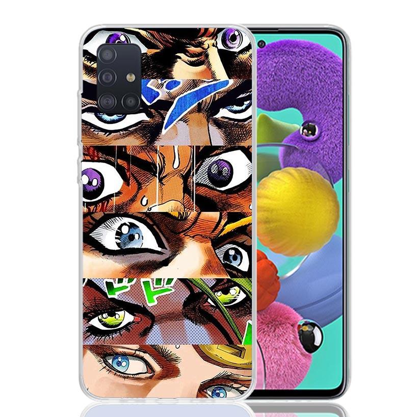 JoJo Bizarre Adventure All Phone Case For Samsung Galaxy A52 A32 A22 A12 A02S A50S A30S A51 A31 AA71 Note 20 Ultra 10 S10 Plus G