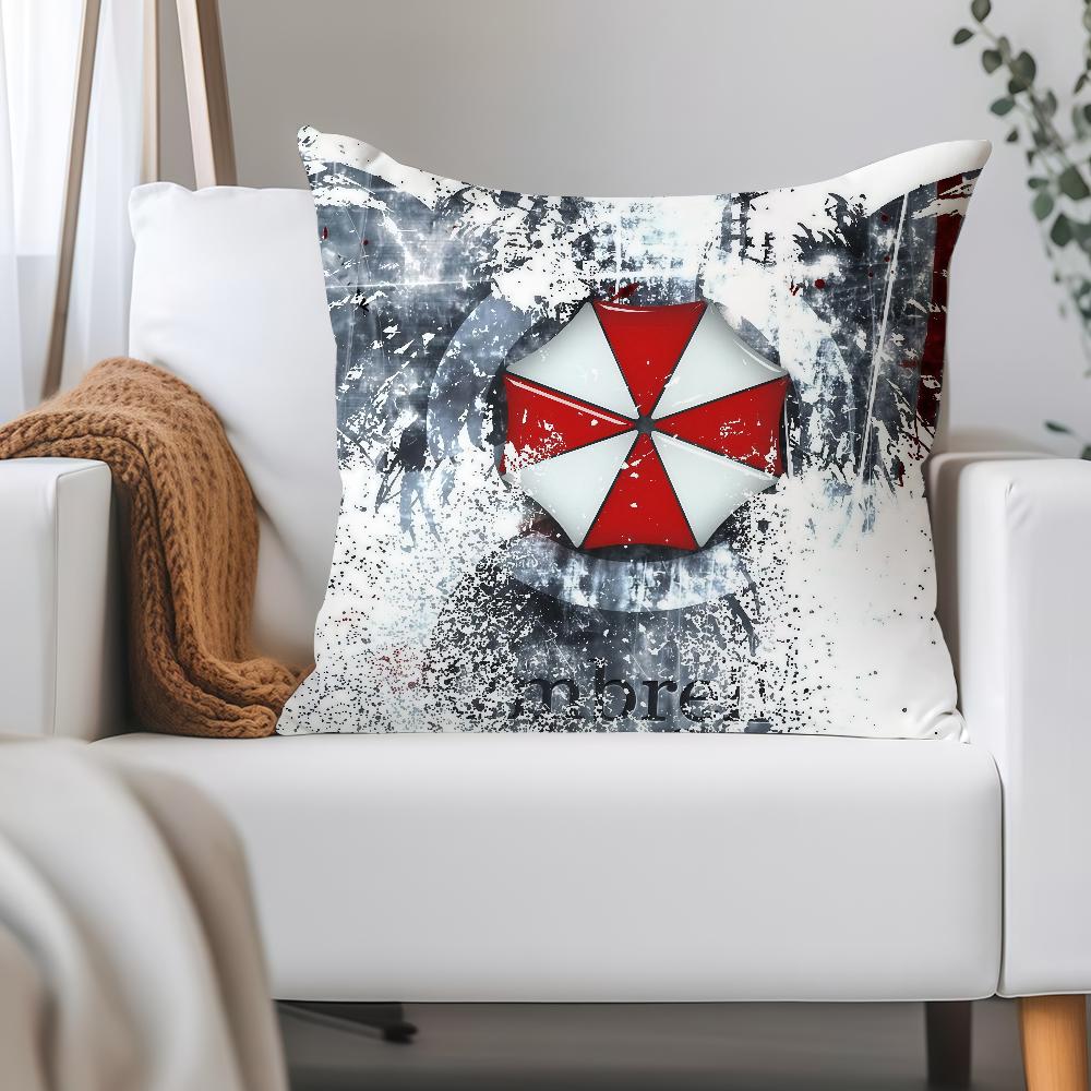 Game R-Resident E-Evil Pillow Case Applicable Space For Guest Rooms Interiors Cars Office House Decoration