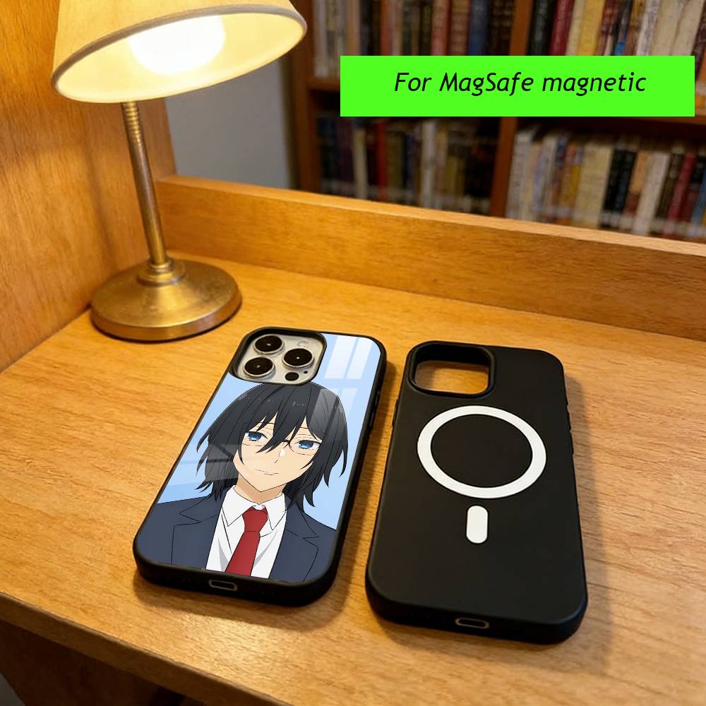 Anime H-Horimiya Izumi Miyamura Phone Case For iPhone17,16,15,14,13,12,11 Plus,Pro Magnetic with Magsafe Wireless Charging iPhone11PROMAX