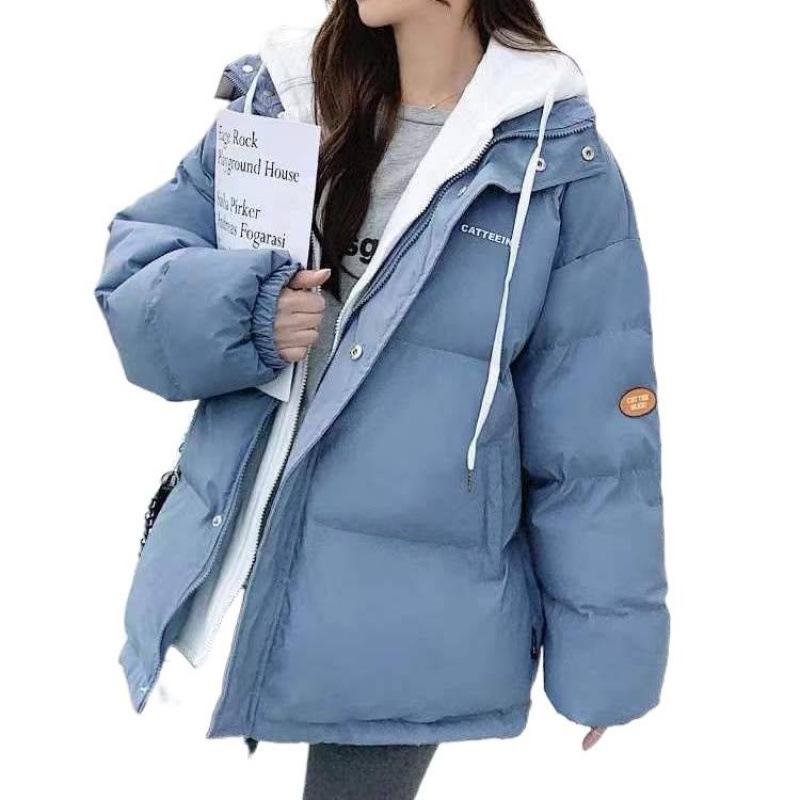 Girls' 2025 Winter Down Jacket: Short, Two-Piece Style for Junior and High School Students