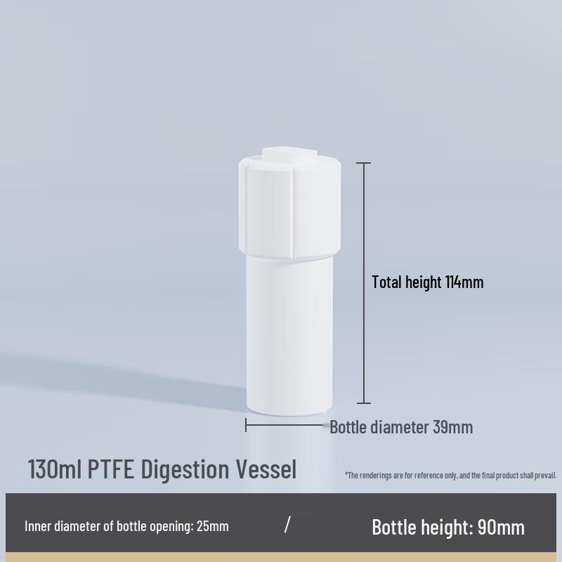 High-Temperature PTFE Digestion Vessel