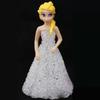 1 PCS Kids Toy Elsa Anna Sofia LED Colorful Lights Gradient Crystal Night Light Led Lamp Battery Princess Christmas Holiday Gift