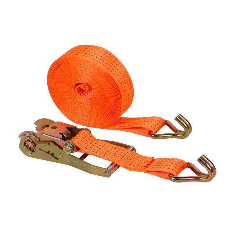 Lizhuo Orange Heavy-Duty Truck Cargo Lashing Strap with Tensioner