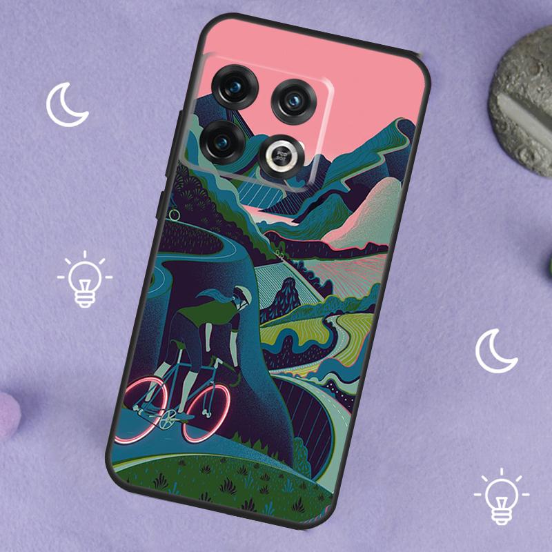 Mountain Bike Bicycle MTB Funda For OnePlus Nord N20 N10 N30 CE 3 Lite Nord 2 2T OnePlus 11 9 10 Pro 8T 10R 10T Case