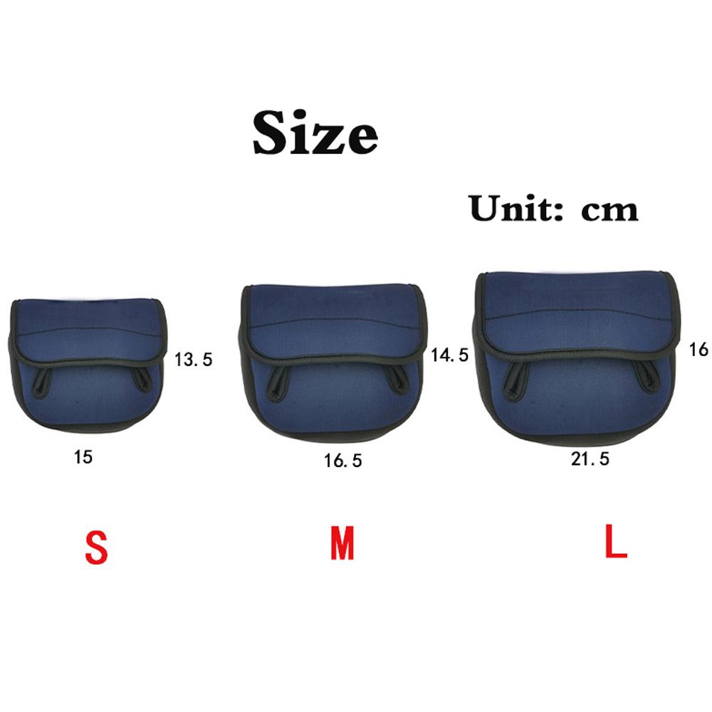 Spinning Fishing Sml Protective Reel Bag Case Cover Holder Pouch For Drumspinningraftbaitcasting Wheel Storage Tools Tackle