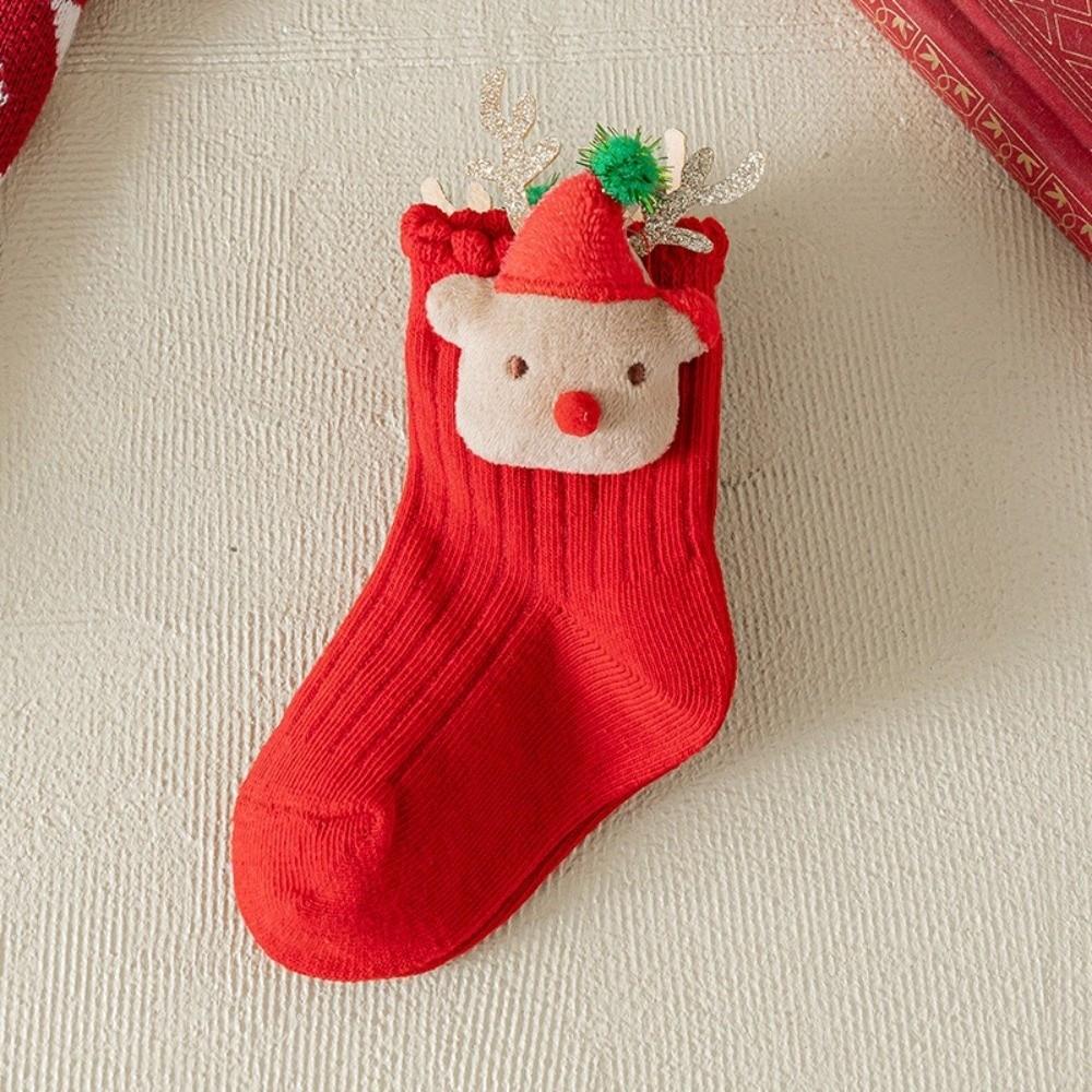Bow Calf Sock Cotton Christmas Hosiery New Princess Socks  Kids