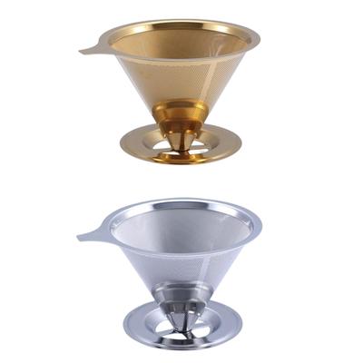 Kaffee Papierloser Dauerkaffeefilter für Manuelle Kaffeemaschine, Kaffeefilter, Wiederverwendbarer Kaffeetropfer