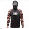 Men Women Quick Dry UV Protection Hooded Long Sleeve Fishing Shirt Breathable Outdoor Sport Cycling Jersey
