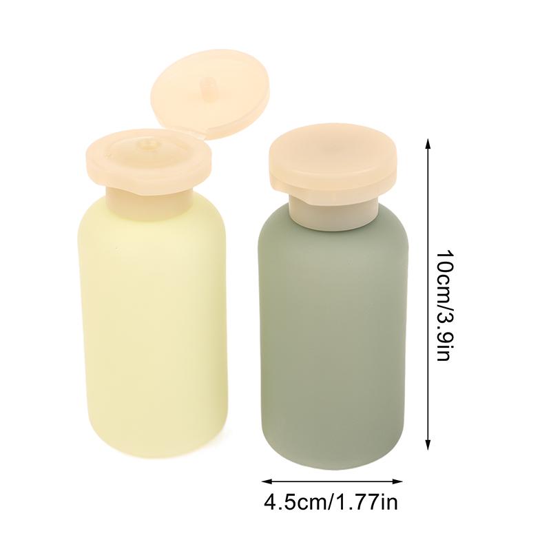 1/3/4Pcs 100ml Refillable Squeeze Bottles with Flip Cap for Travel – Ideal for Lotion, Shampoo, and Conditioner