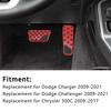 Qiilu Brake Pedal Pads 2pcs Accelerator Brake Pedal Anti Slip Foot Pedal Pad Replacement for Dodge Challenger 2009-2021