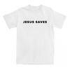 Jesus Saves Charlie Kirk T-shirt Letter Graphic Printing Tshirts for Male Short Sleeve Cotton Casual Tee-shirt Men Women Clothes