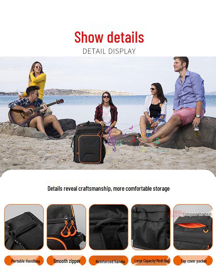 Bose S1 Pro+ Speaker Pull Rod Storage Bag & Outdoor Protective Cover