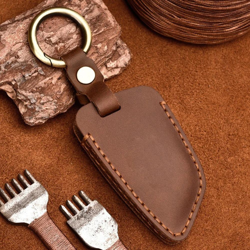 Leather Car Key Case Shell Bag for Bmw F20 G20 G30 X1 X3 X4 X5 G05 X6 X7 G11 F15 F16 G01 G02 F48 Accessories Car Key Case