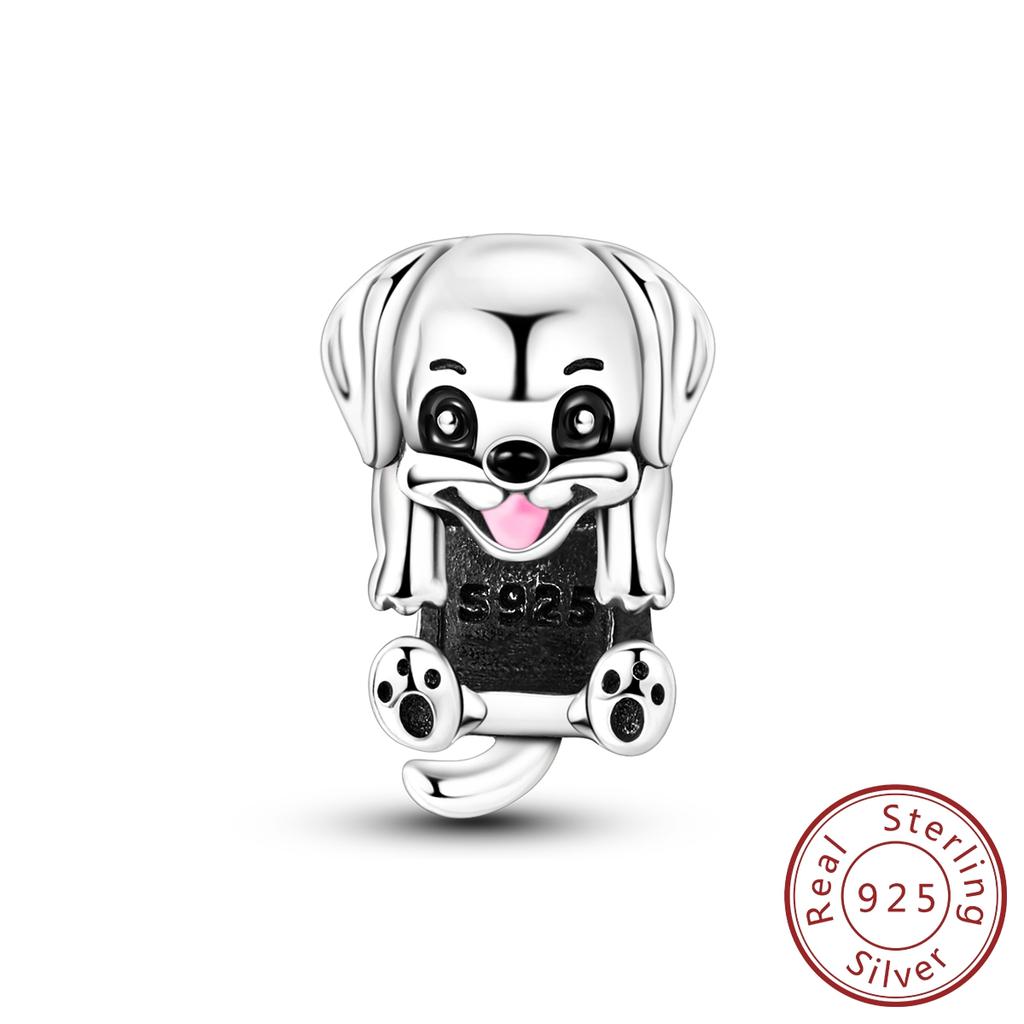 Kupferanhänger Liebevolle Familie Süßer Hund Sternenhimmel Perlen Passen Original Armband DIY Anhänger Schmuck Frau Geschenk