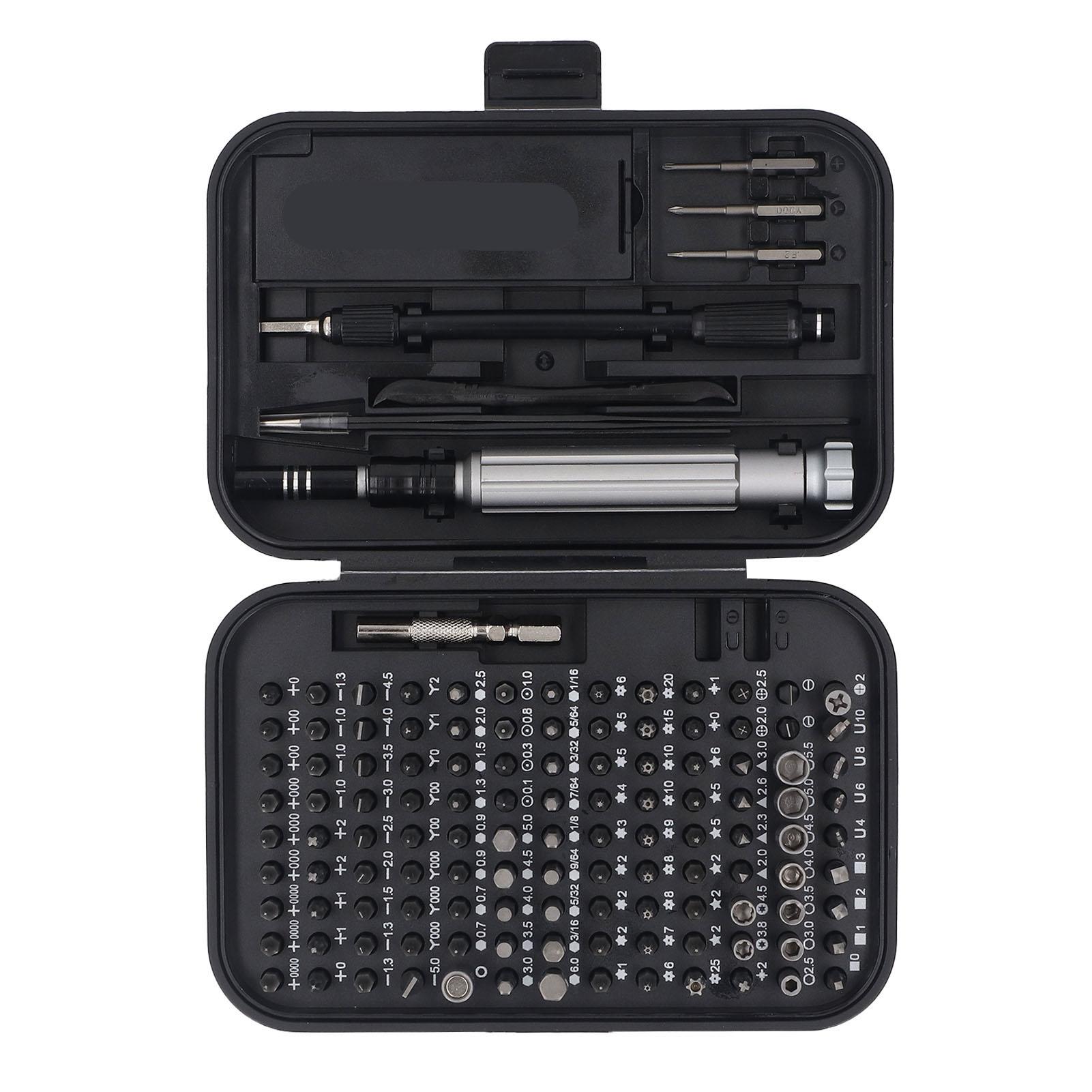 

Screwdriver Set 150 in 1 Multi Functional Repair Tool Kit for Electronics Appliances Furniture Small Screwdriver Set чёрный