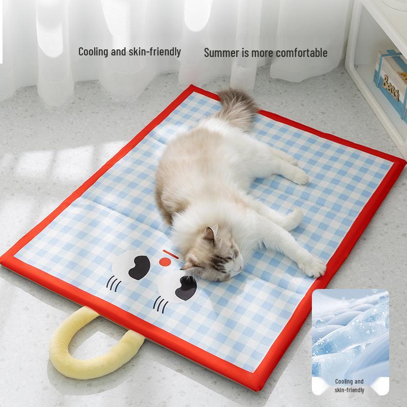 Spring & Summer Cooling Pet Bed: Double-Sided, Waterproof, Stain-Resistant Mat for Cats & Dogs