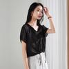 SOFSIL Women's French Polka Dot Linen Blouse