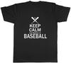 Keep Calm and Believe In Baseball Unisexs Unisex TShirt Tee