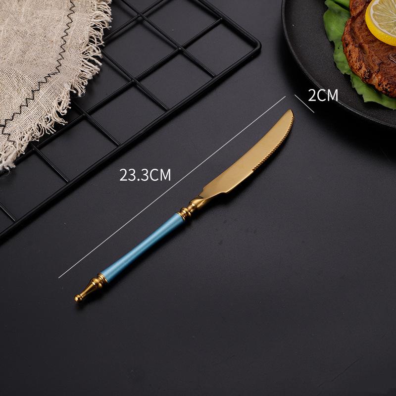 

Винтажный набор столовой посуды из нержавеющей стали, вестерн-ложка, нож для стейка, чайная ложка, десертная вилка, наборы столовых приборов, посуда, кухонная утварь