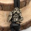 Dwarf Soldier Goblin Brass Knife Beads EDC DIY Woven Bracelets Lanyard Pendant Accessories Men Outdoor Tool Hangings Charms