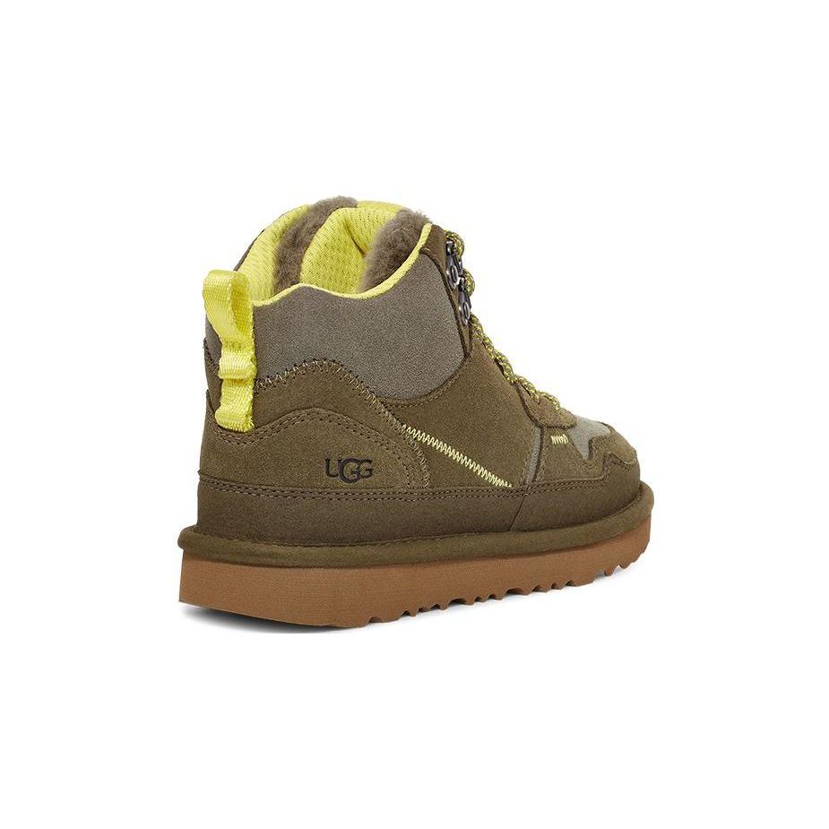 UGG Youth Leather Casual Comfortable Ankle Boots Kids boots Dark-Olive 1134550K-BTOL
