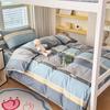 2026 Pure Cotton Student Three-Piece Dorm Set: Bunk Bed Sheet & Duvet Cover