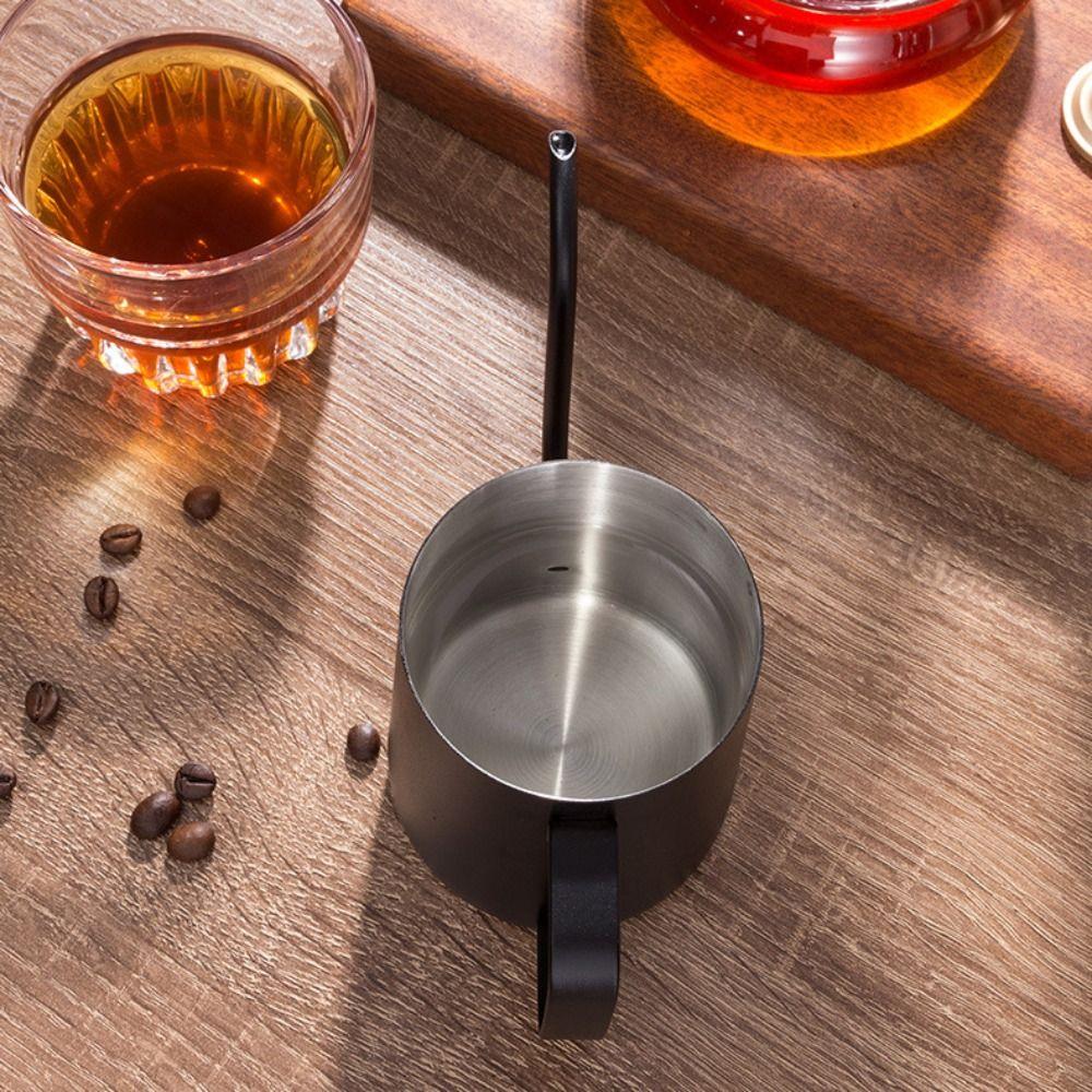 Narrow Spout Gooseneck Coffee Drip Kettle Stainless Steel Hand-poured Coffee Maker  Outdoor