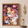 DIY Diamond Painting 5d Alice and Wonderland Characters with Full Diamond Cross Stitch for Living Room and Bedroom Decoration Painting