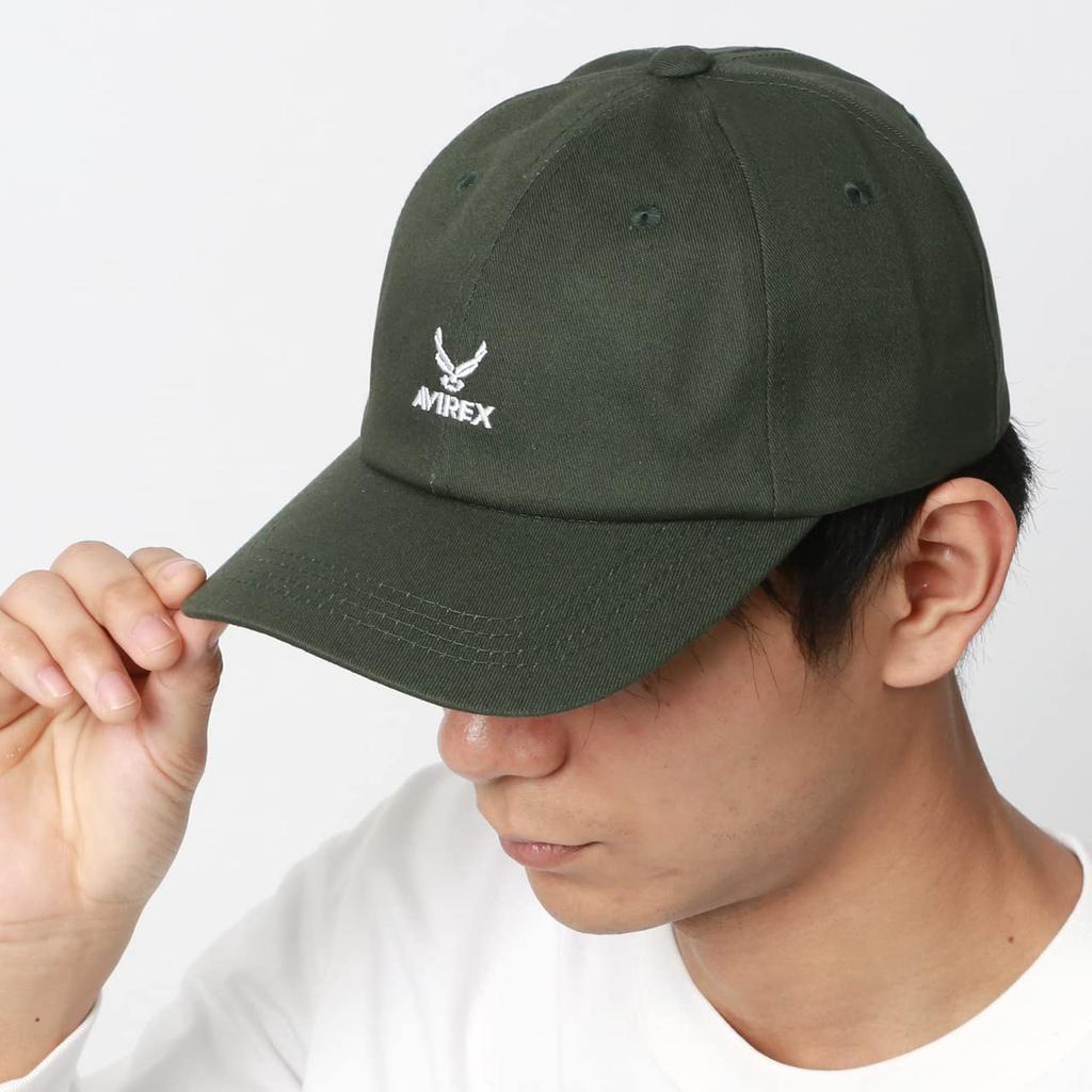 Logo Baseball Adjustable Belt LL [Avirex] Men's Cap, Embroidered, Cap, Unisex, Size, Included, Navy,