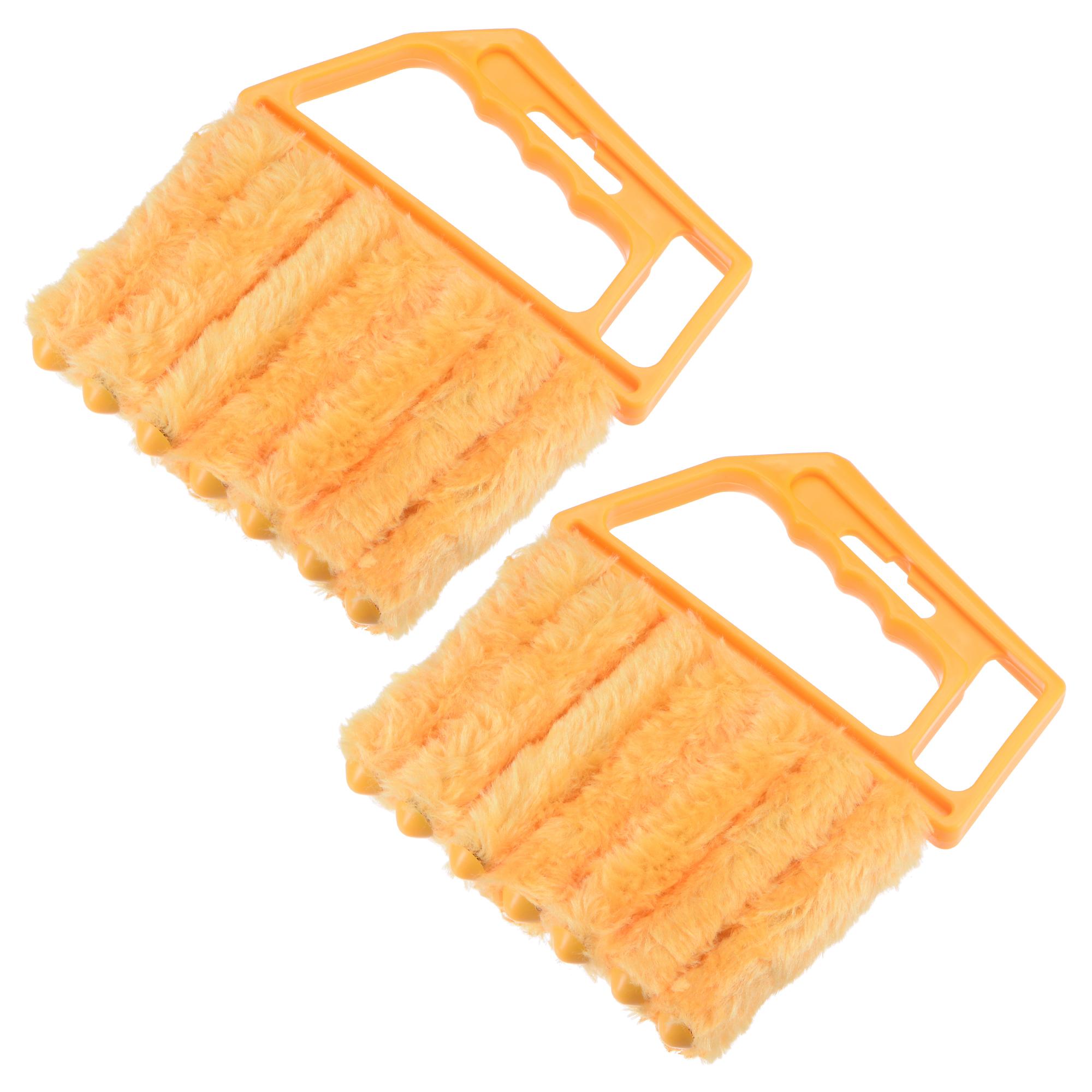 

2/3 шт. Ручная щетка для жалюзи с 7 пальцами, желтая, синяя, зеленая жёлтый