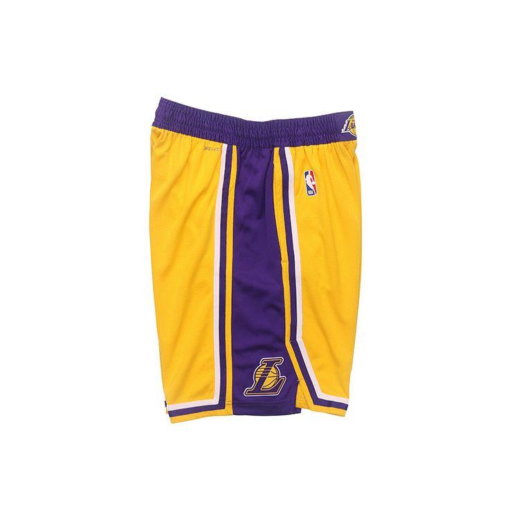 Nike NBA Icon Edition Team Limited Summer Breathable Mid-Rise Basketball Shorts SW Fan Version Men Bottoms Yellow AJ5617-728