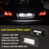 White Error Free LED Car License Plate Light Bulbs Accessories For BMW E39 X3 F25 F10 E60 E61 E82 E88 E90 E91 F30 E92 E93 E46 M3