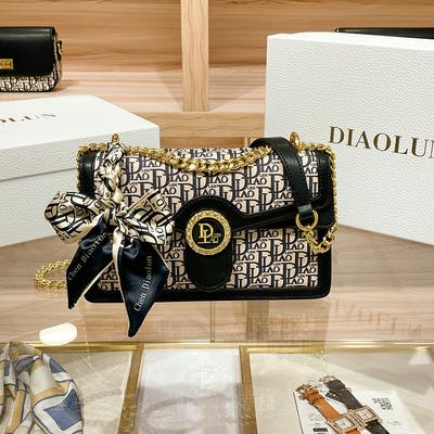 New Fashionable All Matching Handbag Casual High Quality Chain Shoulder Bag Large Capacity Multi Function Cross Body Bag