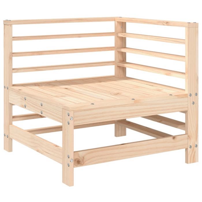 VidaXL Salon de jardin 9 pcs Bois de pin massif 3186298