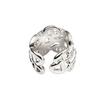 Hermes Chaine DAncre Open Chain Ring Women Ring Silver H109506B-000