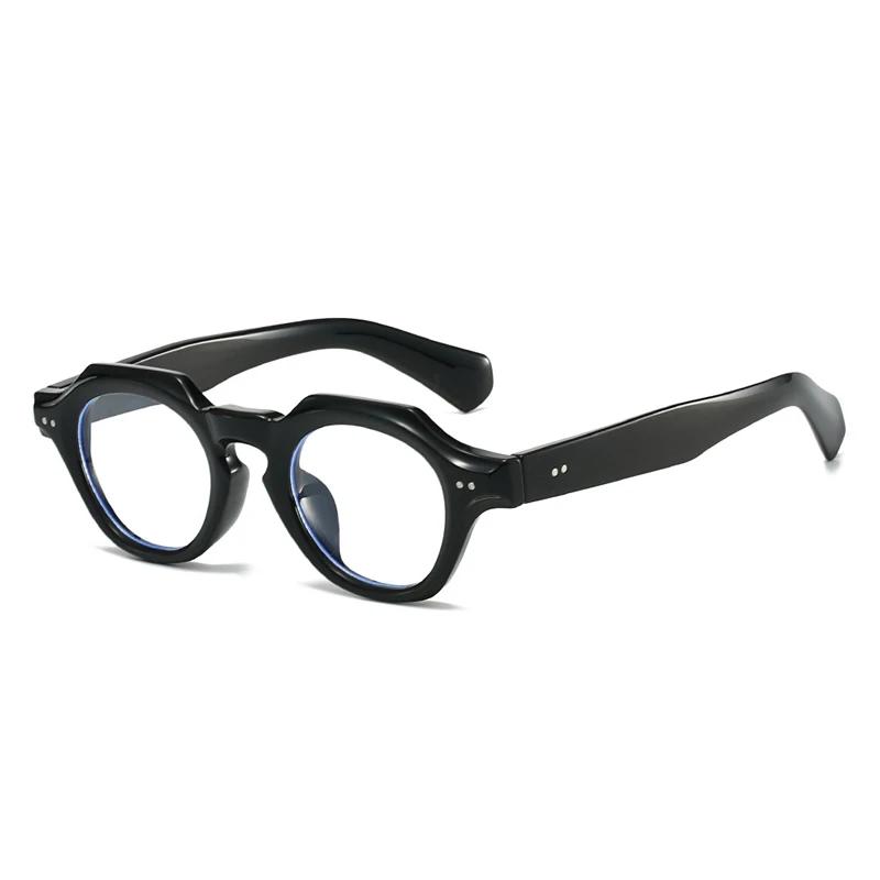 New Fashion Small Polygon Square Sunglasses Women Retro Rivets Shades UV400 Men Red Blue Sun Glasses